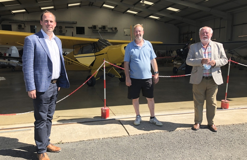 Greg at Turweston Aerodrome