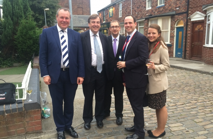 Greg on the old Coronation Street set in 2015.