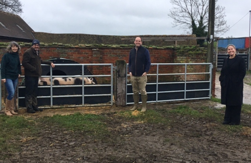 Greg at Morris of Hoggeston in December 2020.