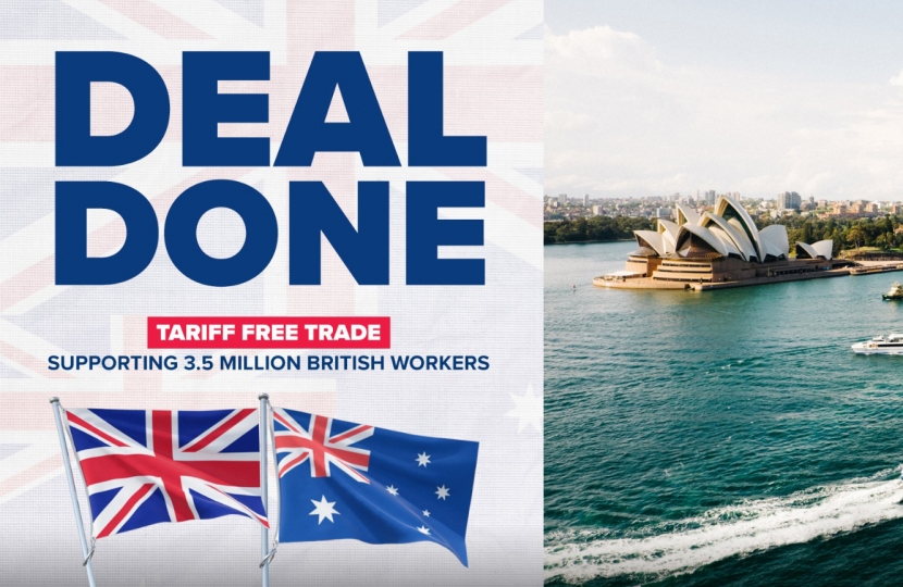 Greg welcomes UK-Australia trade deal