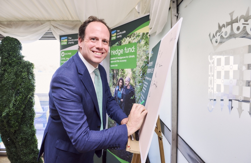 Greg at the CPRE Hedgerows event