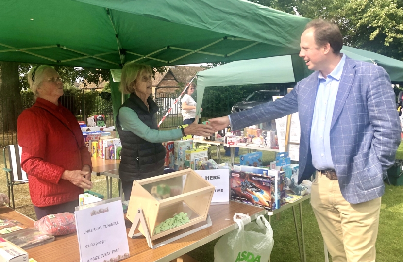 Greg at the Long Crendon Fete 2021.