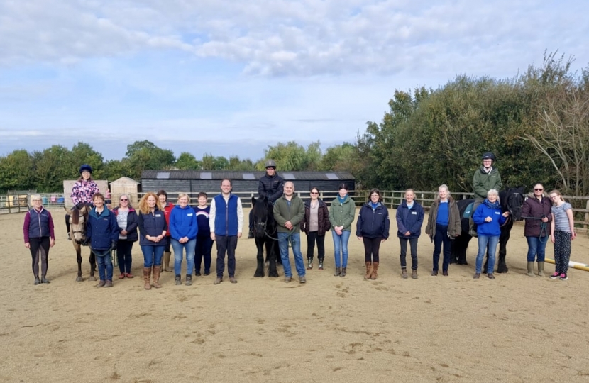 Greg visits Shacks Barn and Buckingham Riding for the Disabled.