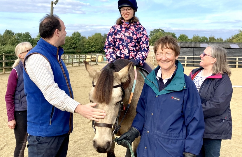 Greg visits Shacks Barn and Buckingham Riding for the Disabled.