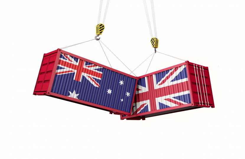 £294 million boost to South East economy from new free trade agreement with Australia 