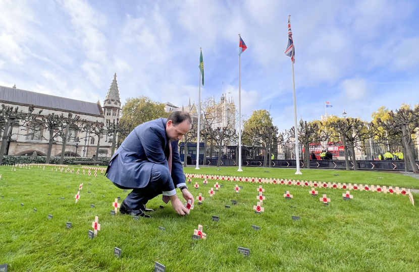 Greg remembers those who made the ultimate sacrifice from Buckingham Constituency