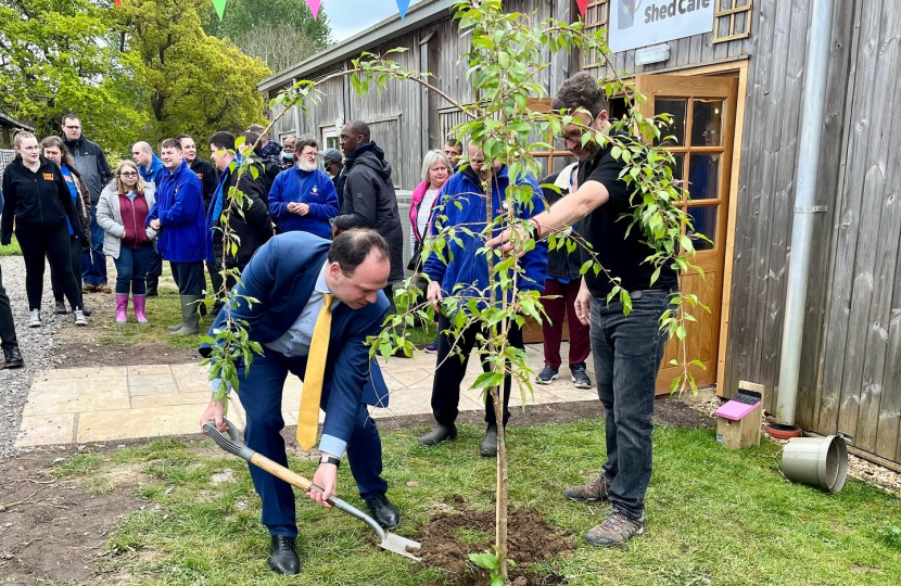 Greg opens new Potting Shed Cafe and garden centre at Thrift Farm