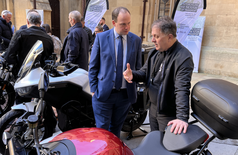 Greg hosts MCIA and National Motorcycle Council in Parliament to discuss transition to net zero