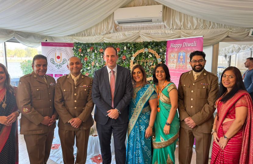 Visit to the Diwali Reception in Parliament