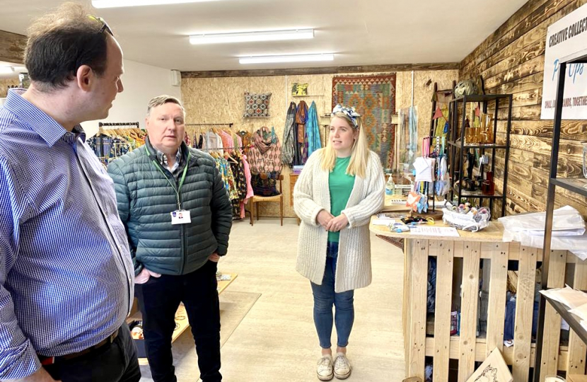 Greg visits news businesses at Wild Raven, Rowsham