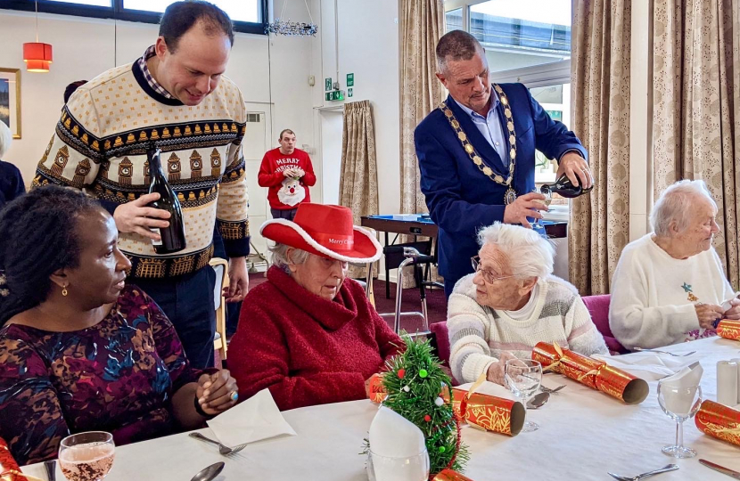 Greg volunteers at Princes Centre Christmas Lunch