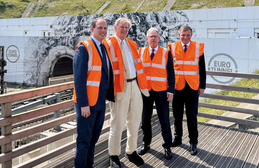 Greg visits Channel Tunnel with European Scrutiny Committee