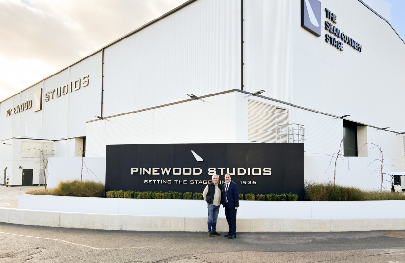 Greg joins local schools at Pinewood Studios for Futures Festival