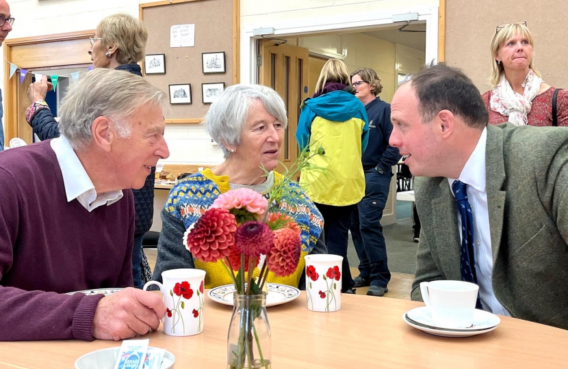 Greg supports local Macmillan Coffee mornings