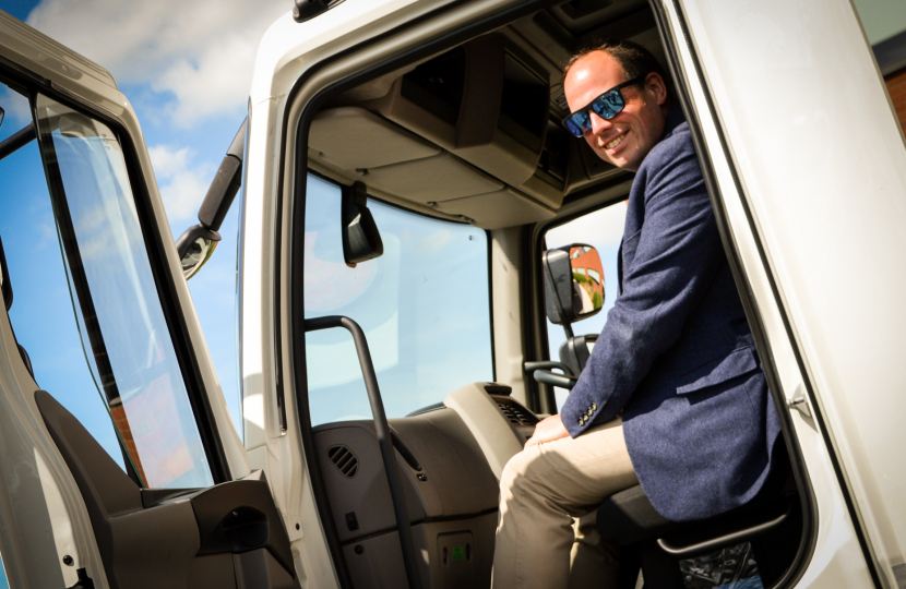 Greg visits DAF Trucks HQ in Haddenham