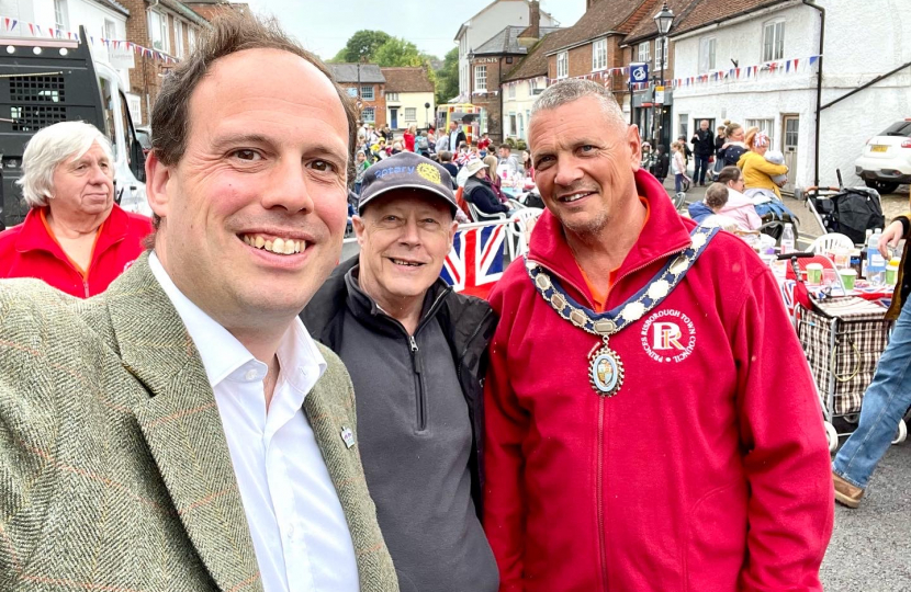 At the Princes Risborough Street Party