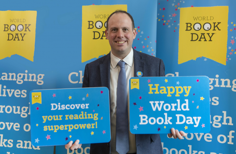 Greg Smith MP Champions World Book Day 