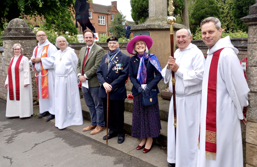 At the Winslow Civic Service