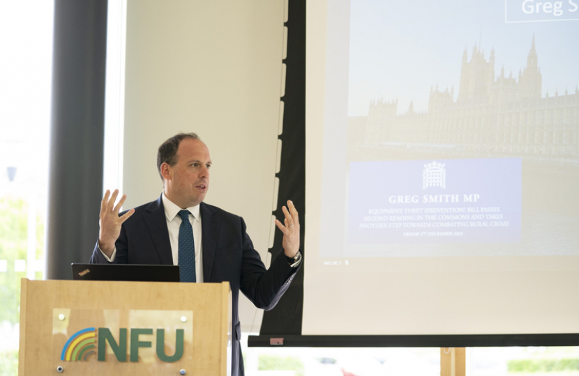 Greg speaks at National Rural Crime Unit Conference