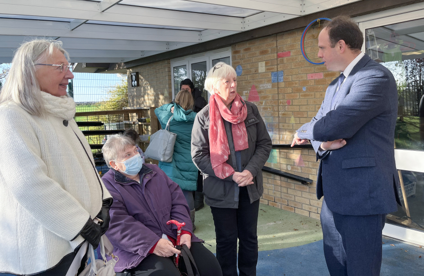 Greg opens new early years facilities at Grendon Underwood Combined School