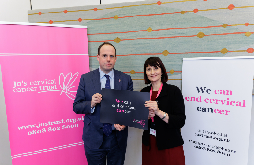 Greg supports campaign to end cervical cancer in the UK