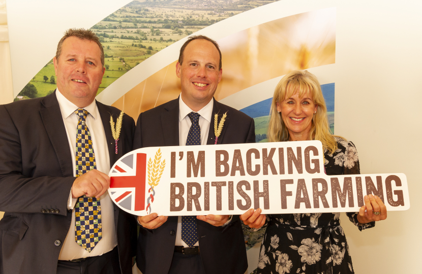 Backing Bucks Farmers on Back British Farming Day with NFU President Minette Batters and Farming Minister Mark Spencer