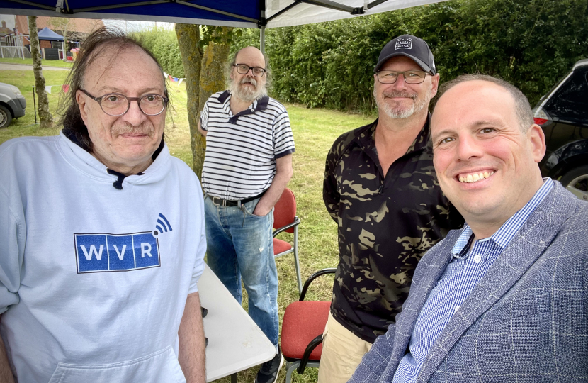 Greg opens Waddesdon Fun Day