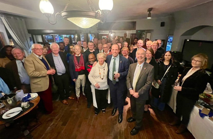 Agent Evelyn Joy MBE Leaving Party with Buckingham & Bletchley Conservatives