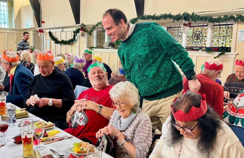 Senior Citizens Christmas Dinner in Steeple Claydon