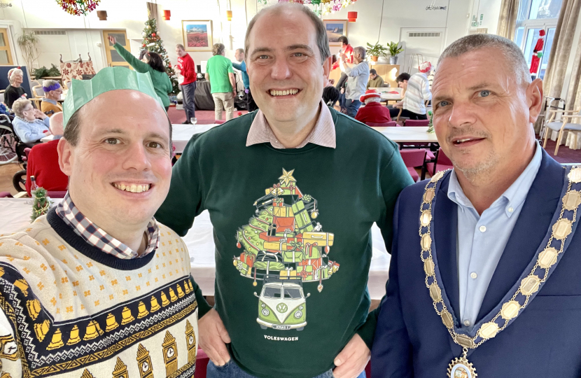 Greg volunteers at Princes Centre Christmas Lunch