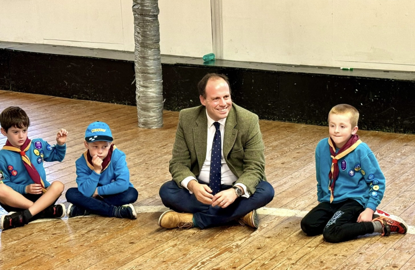 Greg visits 1st Princes Risborough Beavers