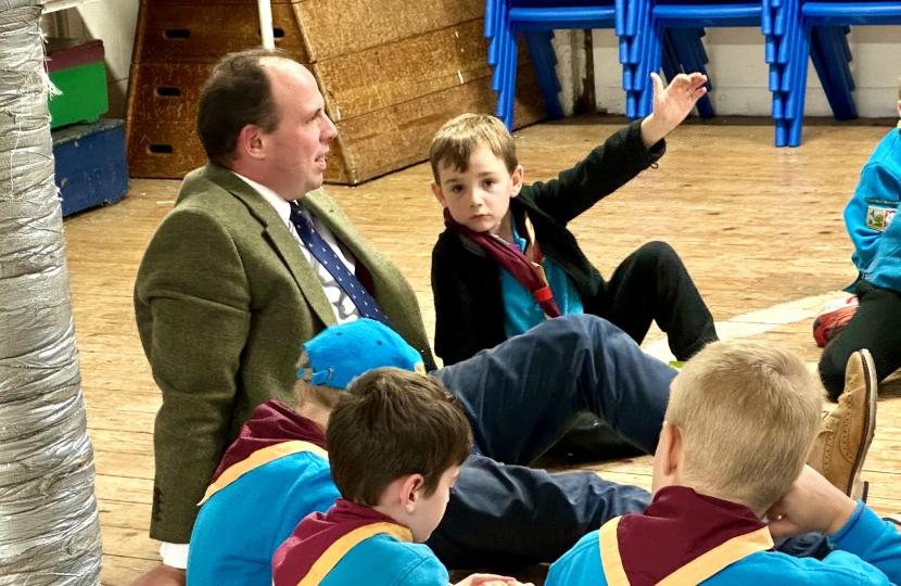 Greg visits 1st Princes Risborough Beavers