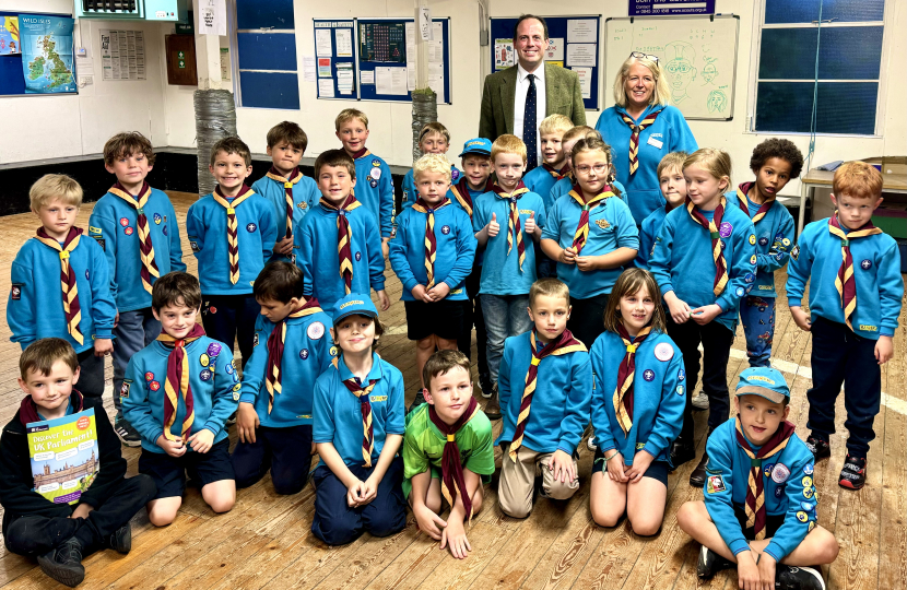 Greg visits 1st Princes Risborough Beavers