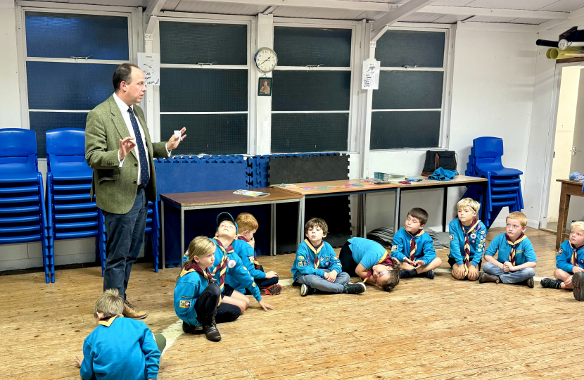 Greg visits 1st Princes Risborough Beavers