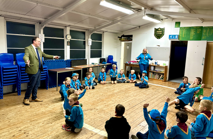 Greg visits 1st Princes Risborough Beavers