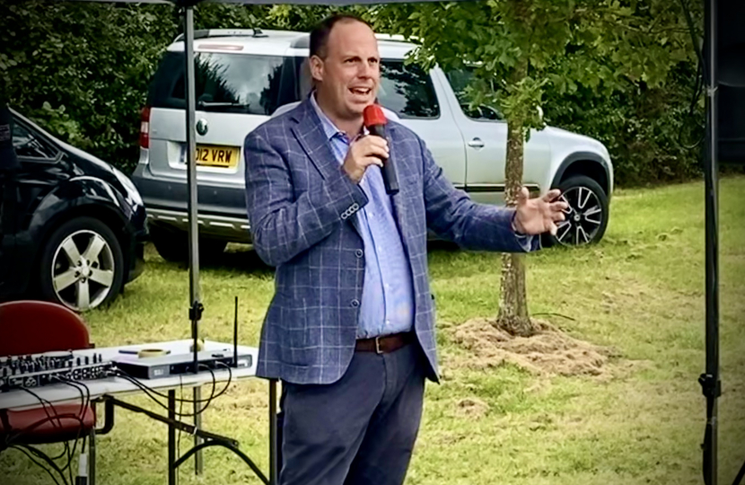 Greg opens Waddesdon Fun Day