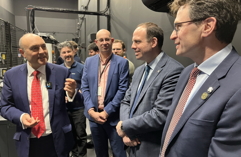 Space Minister visits Westcott Space Cluster businesses