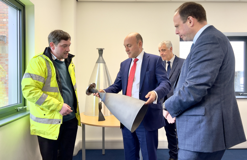 Space Minister visits Westcott Space Cluster businesses