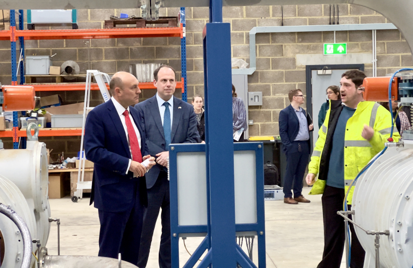 Space Minister visits Westcott Space Cluster businesses