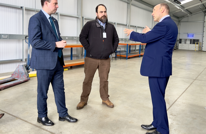 Space Minister visits Westcott Space Cluster businesses