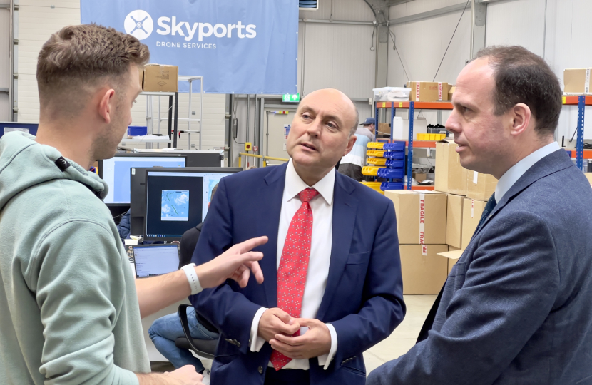 Space Minister visits Westcott Space Cluster businesses