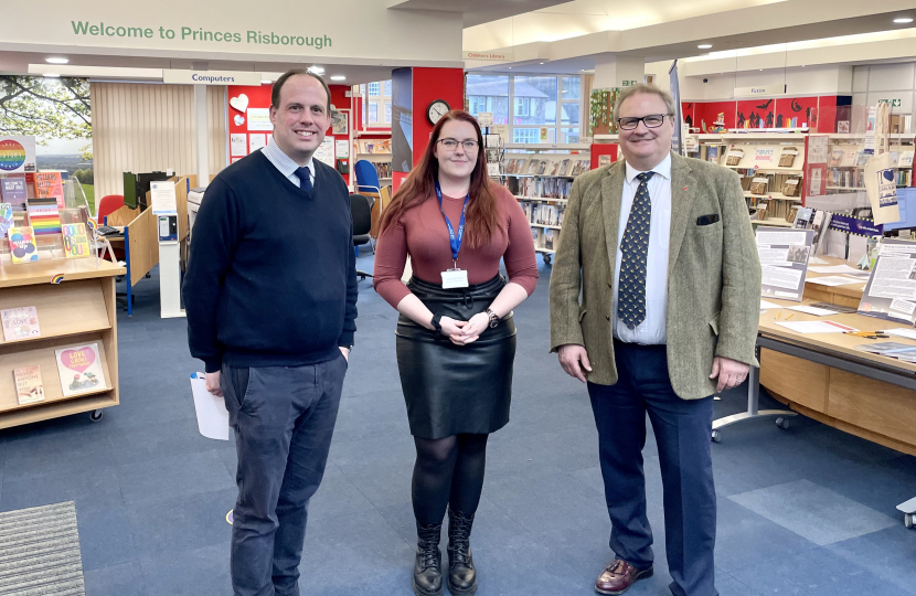 Greg visits Princes Risborough Library