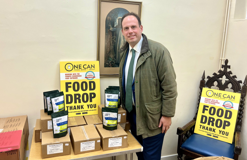 Greg secures donation of 250 Venison Rags portions for local food bank