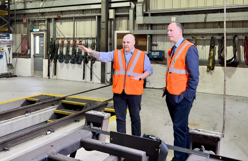 Greg visits Chiltern Railways Maintenance Depot in Aylesbury