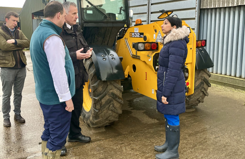 Home Secretary visits Bucks to discuss combatting rural crime