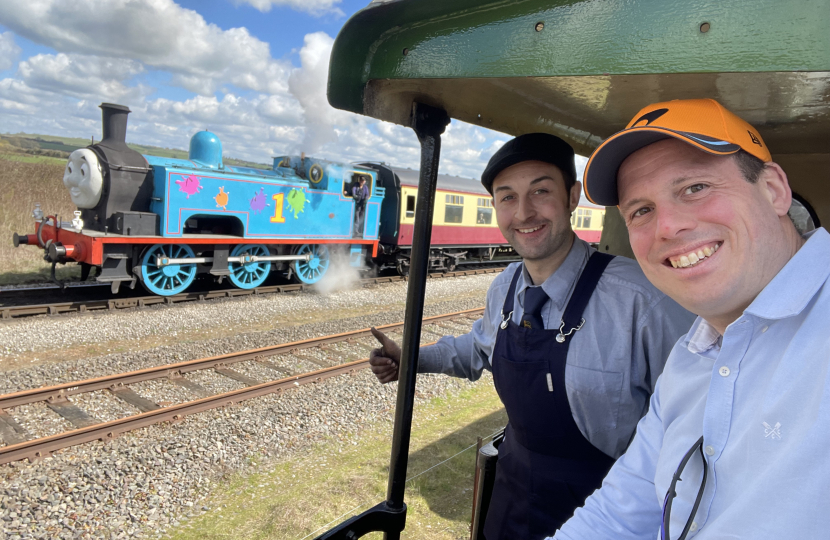 Greg and family visit Buckinghamshire Railway Centre in Quainton