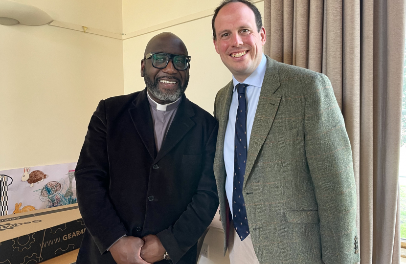 Greg with Revd Rickey Simpson-Gray.