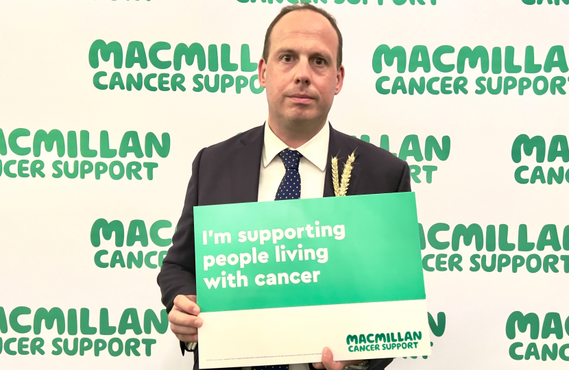 Greg meets with Macmillan Cancer Support