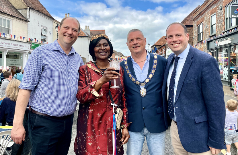 Greg joins Princes Risborough residents for Coronation Celebration 