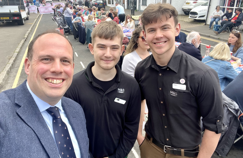 Greg joins Princes Risborough residents for Coronation Celebration 